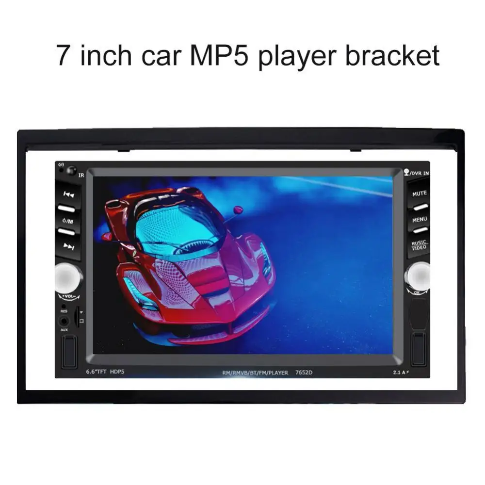Universal 7 Inch Double Din Car Radio MP5 Player Installation Frame Automobile Interior Accessories
Universal 7 Inch Double Din Car Radio MP5 Player Installation Frame Automobile Interior Accessories