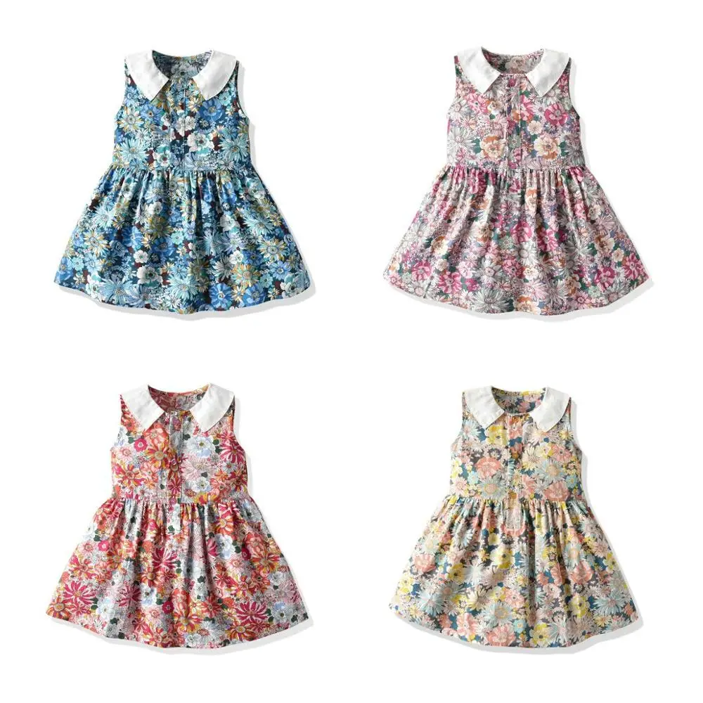 KEAIYOUHUO Baby Clothes Girls Dress 2021 Summer New Sleeveless Retro Lapel Floral Skirt Princess Dress Children Dress For Girls
KEAIYOUHUO Baby Clothes Girls Dress 2021 Summer New Sleeveless Retro Lapel Floral Skirt Princess Dress Children Dress For Girls