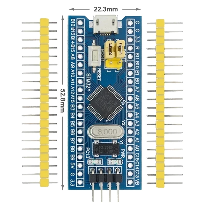 5 шт./лот STM32F103C8T6 ARM STM32 минимальная система макетная плата модуль для