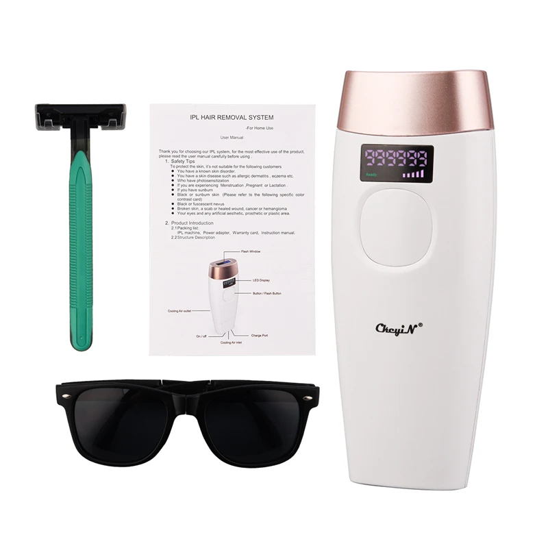CkeyiN 990,000 Flashes IPL Epilator Laser Permanent Hair Removal Device For Women Men Photoepilator Machine Hair Remover Beauty
CkeyiN 990,000 Flashes IPL Epilator Laser Permanent Hair Removal Device For Women Men Photoepilator Machine Hair Remover Beauty