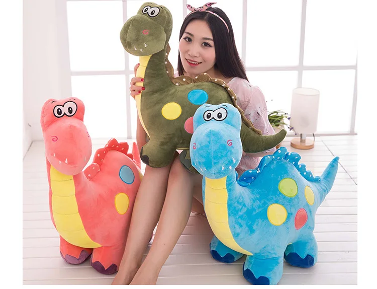 lovely cartoon dinosaur plush toy soft doll throw pillow Christmas gift b1658 
lovely cartoon dinosaur plush toy soft doll throw pillow Christmas gift b1658