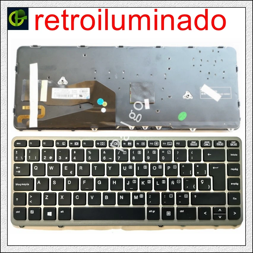 

Spanish Backlit Keyboard for HP EliteBook 840 g1 g2 850 g1 g2 855 G1 G2 ZBook 14 9Z.N9JBV.20s Laptop Light SP LATIN LA