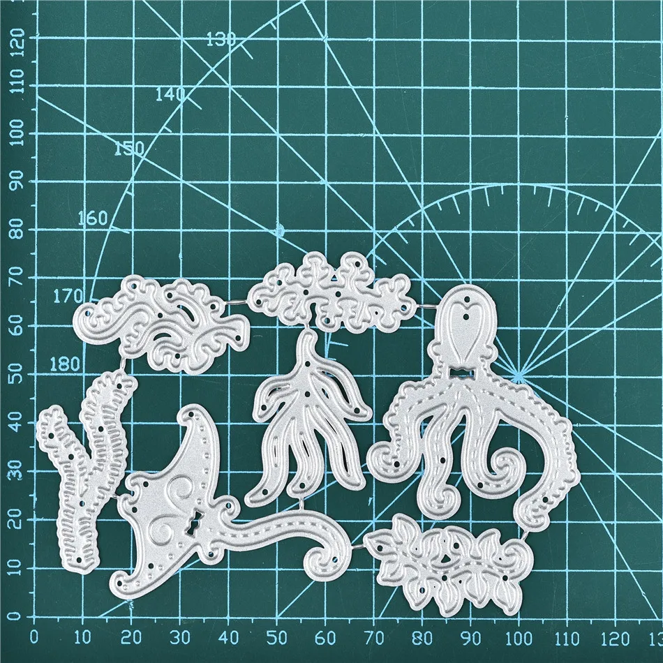 YaMinSanNiO Octopus Dies Sea Life Metal Cutting Dies New 2019 Scrapbooking Album Die Cut Embossing Crafts Stencils Decorations
YaMinSanNiO Octopus Dies Sea Life Metal Cutting Dies New 2019 Scrapbooking Album Die Cut Embossing Crafts Stencils Decorations