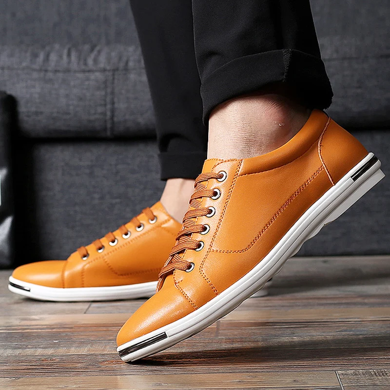 Men sneakers plus size 45-48 shallow designer shoes for men footwear flat with casual shoes brand sneakers sapato masculino 
Men sneakers plus size 45-48 shallow designer shoes for men footwear flat with casual shoes brand sneakers sapato masculino