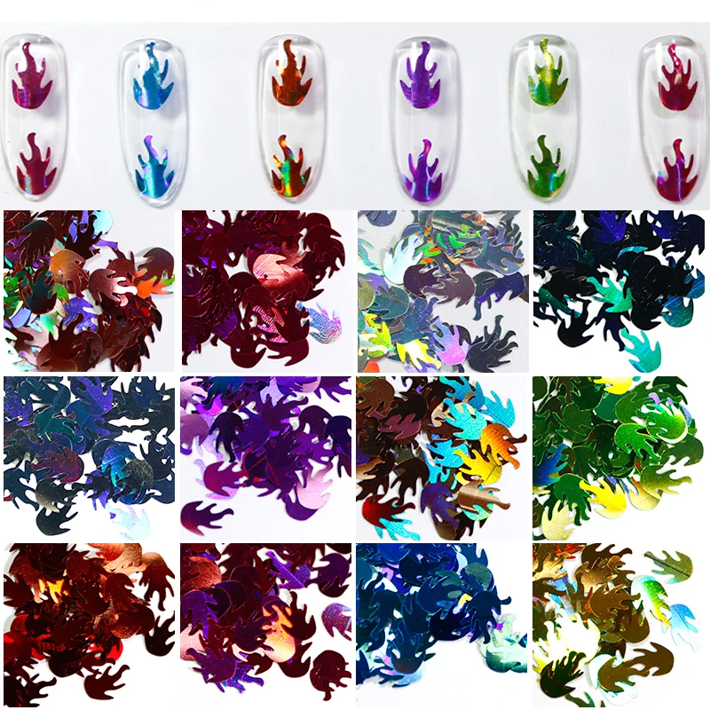 12pcs/lot Mix Shape Nail Art Glitter Star/Leaf/Flame Shape 3D Laser Nail Flakes Thin Sparkles Flakes For Gel Polish Glitter Set&
12pcs/lot Mix Shape Nail Art Glitter Star/Leaf/Flame Shape 3D Laser Nail Flakes Thin Sparkles Flakes For Gel Polish Glitter Set&