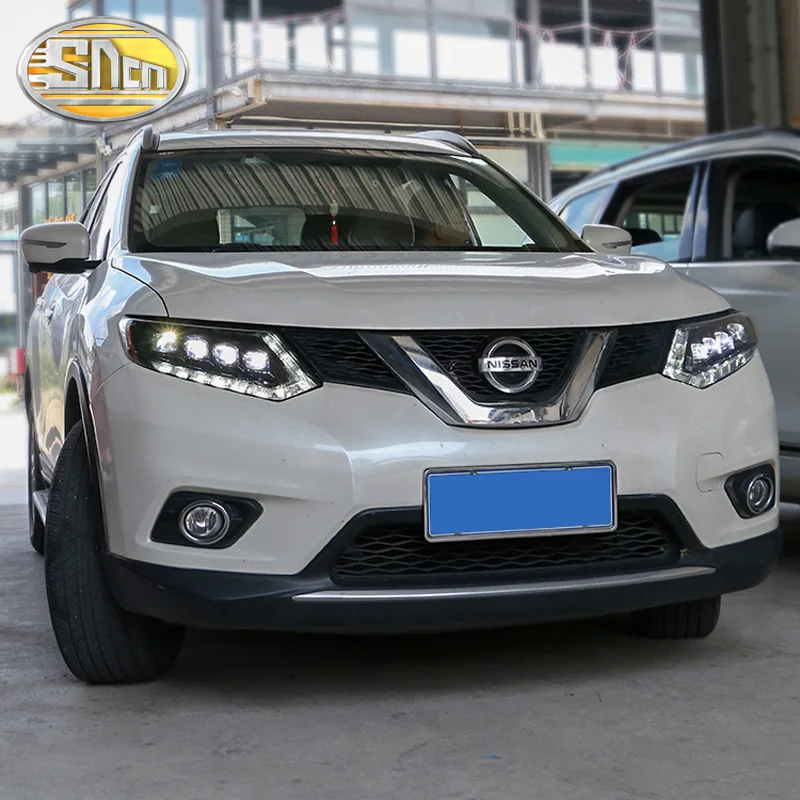 SNCN Car Styling LED Headlight Assembly For Nissan X-trail 2014 - 2016 Sequential Turn Signal Lamp Start Blue LED DRL Head Lamp 
SNCN Car Styling LED Headlight Assembly For Nissan X-trail 2014 - 2016 Sequential Turn Signal Lamp Start Blue LED DRL Head Lamp