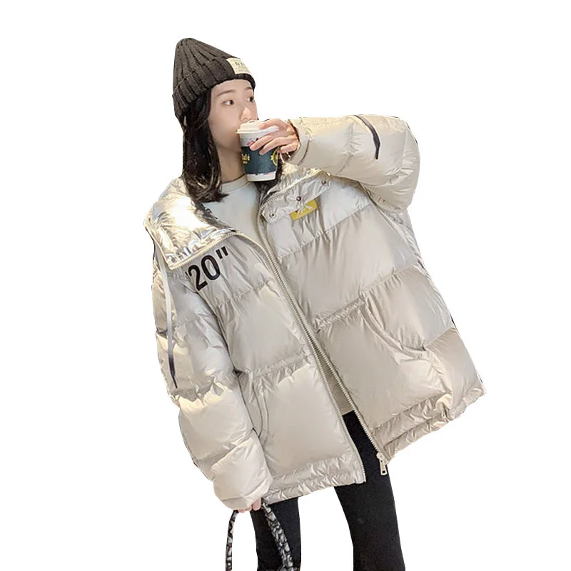 SHZQ 2021 New Elegant Women Winter Down Jacket Korean Lady Fashion Loose Hooded Overcoat Light Bread Thick Super Warm Down Coat
SHZQ 2021 New Elegant Women Winter Down Jacket Korean Lady Fashion Loose Hooded Overcoat Light Bread Thick Super Warm Down Coat