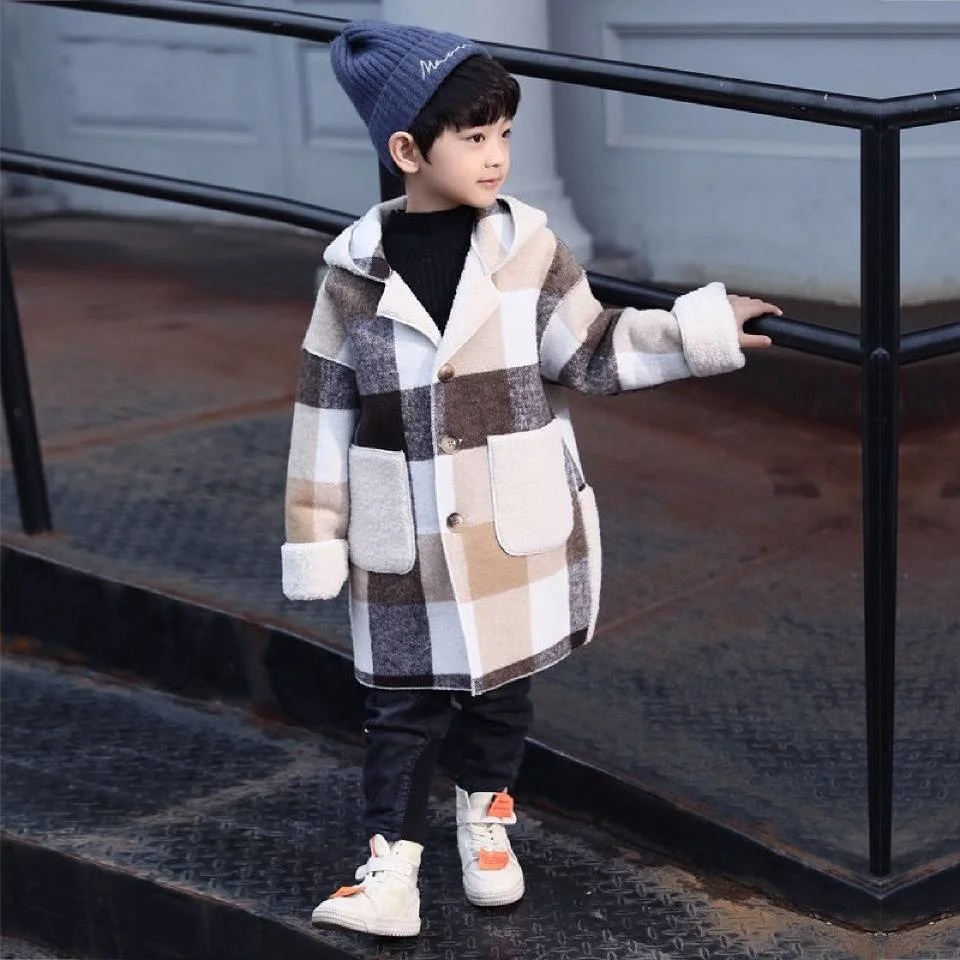 New Autumn Winter Boys Hoodies girls wool Coat For 4-13 Year Toddler Kids Long Sleeve Plaid Casual Tops Outwear Coats clothes
New Autumn Winter Boys Hoodies girls wool Coat For 4-13 Year Toddler Kids Long Sleeve Plaid Casual Tops Outwear Coats clothes
