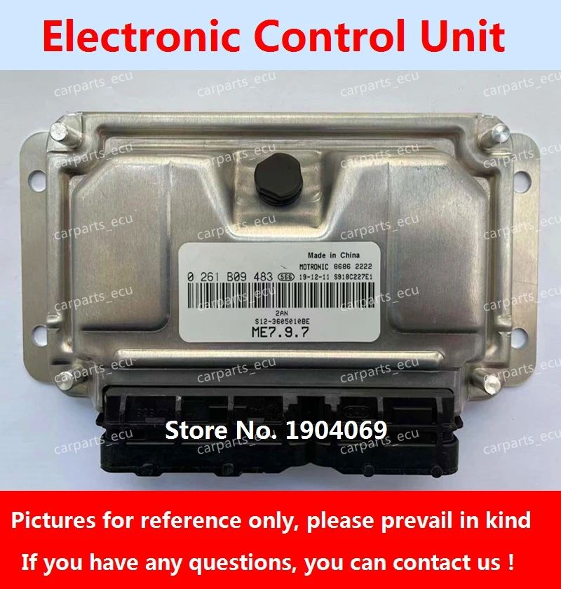 0261B09482 S12-3605010UA M7.9.7 ECU Electronic Control Unit 0261B09483 S12-3605010QA/F01R00D716 F01RB0D716 J26-3605010 For Chery
0261B09482 S12-3605010UA M7.9.7 ECU Electronic Control Unit 0261B09483 S12-3605010QA/F01R00D716 F01RB0D716 J26-3605010 For Chery