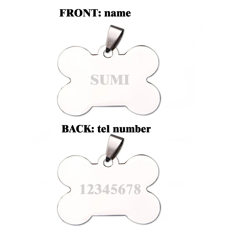 Personalized Collar Pet ID Tag for Cats and Dogs Thickness Collar Accessories Free Engraved Pet Name Tag
Personalized Collar Pet ID Tag for Cats and Dogs Thickness Collar Accessories Free Engraved Pet Name Tag