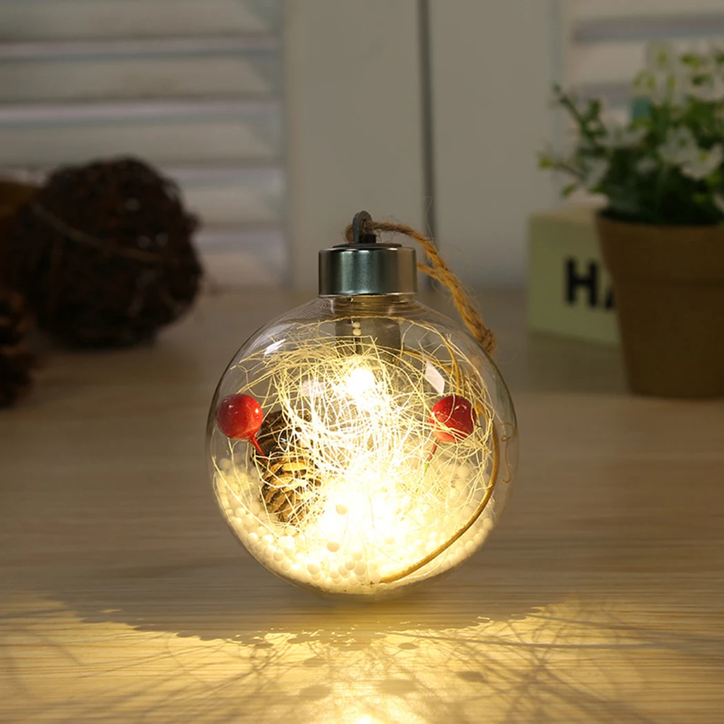 1pcs Plastic Luminous Transparent Christmas Ball Creative Cartoon Christmas Tree Pendant Wedding Party Christmas Decoration
1pcs Plastic Luminous Transparent Christmas Ball Creative Cartoon Christmas Tree Pendant Wedding Party Christmas Decoration