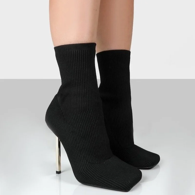 Women's Socks Boots Autumn and Winter New Sexy Socks Boots Knitted Stretch Boots High Heels Ankle Boots Short Boots Casual Boots
Women's Socks Boots Autumn and Winter New Sexy Socks Boots Knitted Stretch Boots High Heels Ankle Boots Short Boots Casual Boots