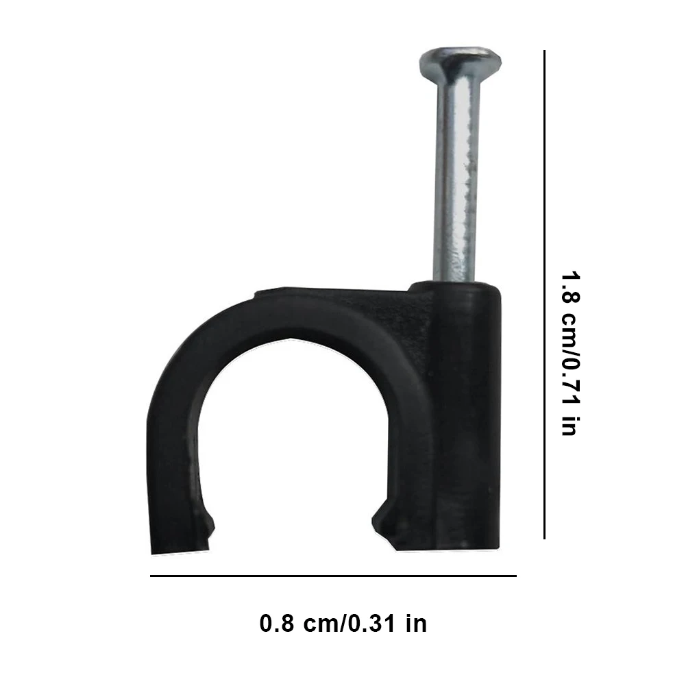 100PCS New Cable Clips Round Wire Cord Clamp Cable Holder Management Wire Tidy Clips Trough Wire Fixing Cable Clips 7/8MM
100PCS New Cable Clips Round Wire Cord Clamp Cable Holder Management Wire Tidy Clips Trough Wire Fixing Cable Clips 7/8MM
