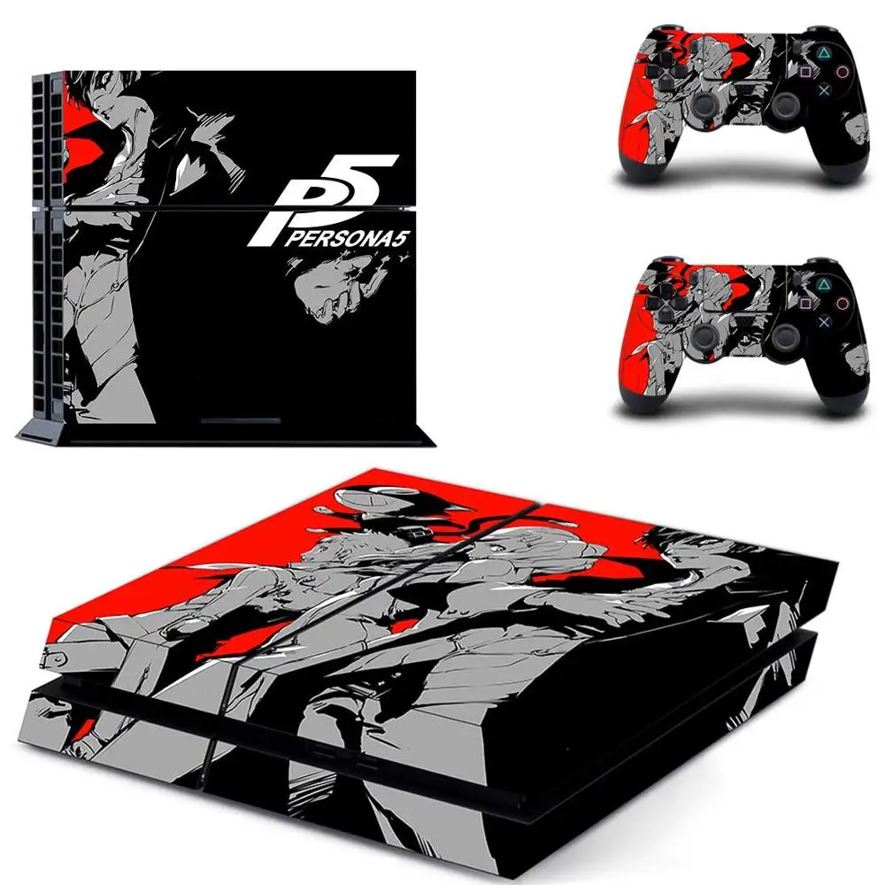 Виниловая наклейка для консоли и контроллеров PS4 Game Persona 5 | Электроника