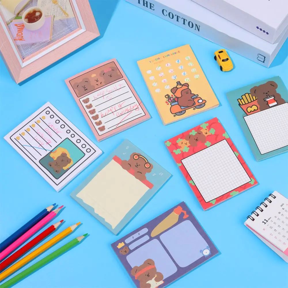 Decoration Sticky Notebooks Office Supplies Message Book School Supplies Memo Pad Sticky Note Bear Notepad
Decoration Sticky Notebooks Office Supplies Message Book School Supplies Memo Pad Sticky Note Bear Notepad