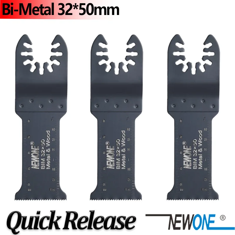 NEWONE Bi-Metal Oscillating Multitool Blade Oscillating Multi-Tools Accessories for Wood, Hard Material and Metal Cutting
NEWONE Bi-Metal Oscillating Multitool Blade Oscillating Multi-Tools Accessories for Wood, Hard Material and Metal Cutting