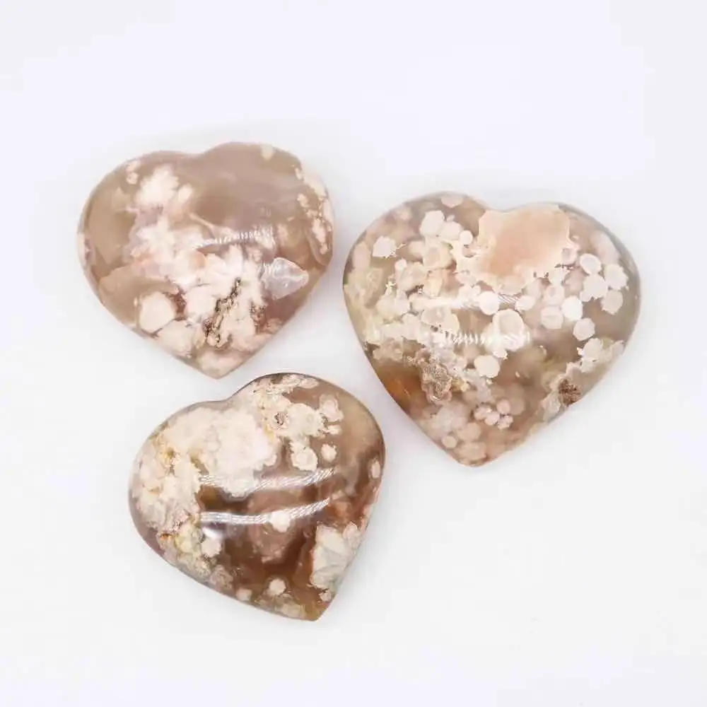 1pc Natural Flower Agate Heart Crystal Stone 100g-230g for Decoration Gift Healing
1pc Natural Flower Agate Heart Crystal Stone 100g-230g for Decoration Gift Healing