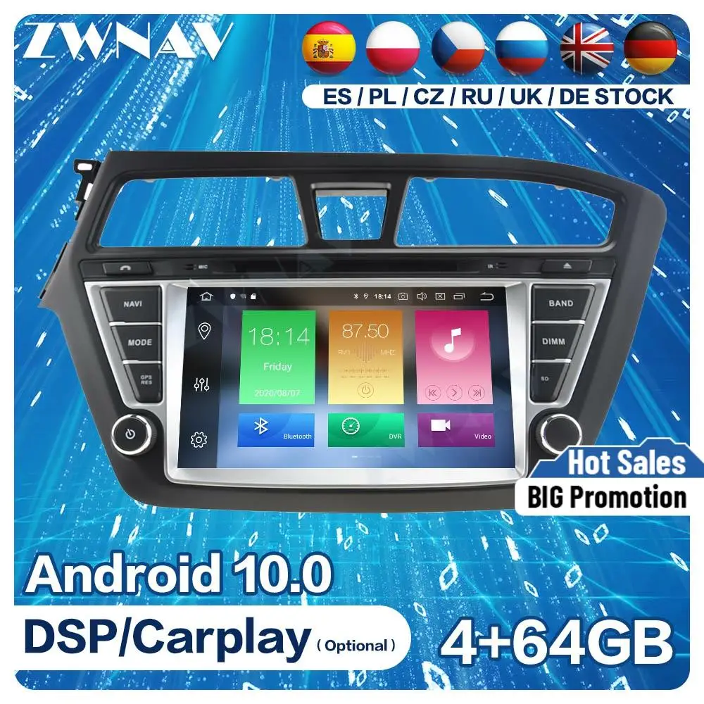 2 DIn DSP Carplay Android экран для Hyundai i20 2014 2015 2016 2017 2018 GPS Navi видео аудио стерео радио приемник головное устройство
2 DIn DSP Carplay Android экран для Hyundai i20 2014 2015 2016 2017 2018 GPS Navi видео аудио стерео радио приемник головное устройство