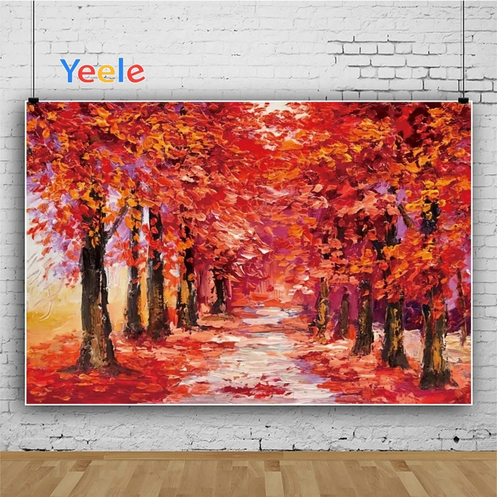 Yeele Photo Backdrops Red Maple Trees Painting Vinyl Background Props Photozone Photography For Studio Shoots Decor Customized
Yeele Photo Backdrops Red Maple Trees Painting Vinyl Background Props Photozone Photography For Studio Shoots Decor Customized