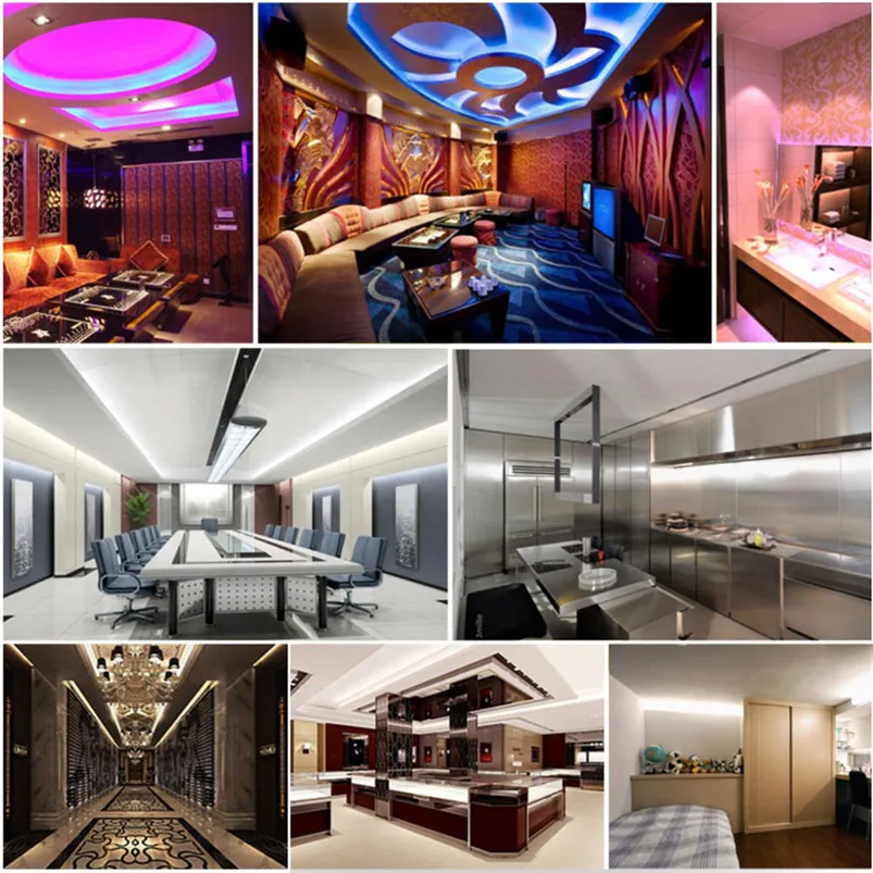 5-Meter Led Strip RGB Non-Waterproof Flexible Color Changing SMD3528 300 LED Light + 44 Key Remote Control 40AUG15 | Лампы и освещение