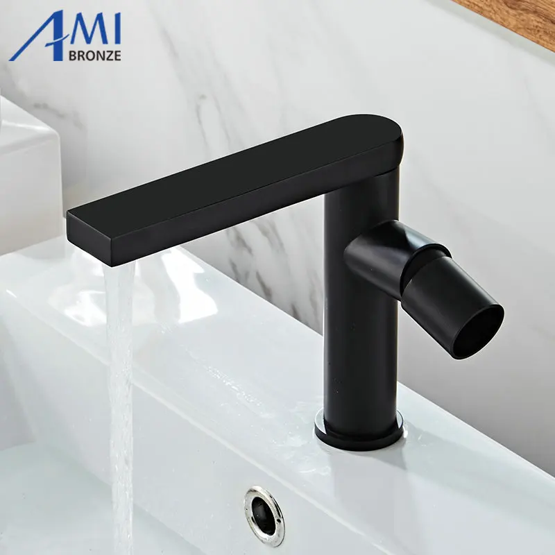 Смесители для раковины из твердой меди, смеситель для раковины, кран для ванной комнаты, смеситель для горячей и холодной воды, золотой/черн... 
Смесители для раковины из твердой меди, смеситель для раковины, кран для ванной комнаты, смеситель для горячей и холодной воды, золотой/черн...