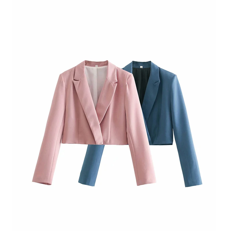 2021 ZA Summer Women's Solid Color Short Casual Long Sleeve Small Suit High Waist Candy Colored Vintage Jacket PX254
2021 ZA Summer Women's Solid Color Short Casual Long Sleeve Small Suit High Waist Candy Colored Vintage Jacket PX254