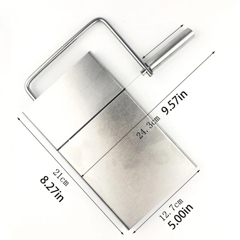 Cheese Slicer Stainless Steel Wire Butter Cutter With Serving Board For Hard And Semi Hard Cheese Butter Sausage
Cheese Slicer Stainless Steel Wire Butter Cutter With Serving Board For Hard And Semi Hard Cheese Butter Sausage