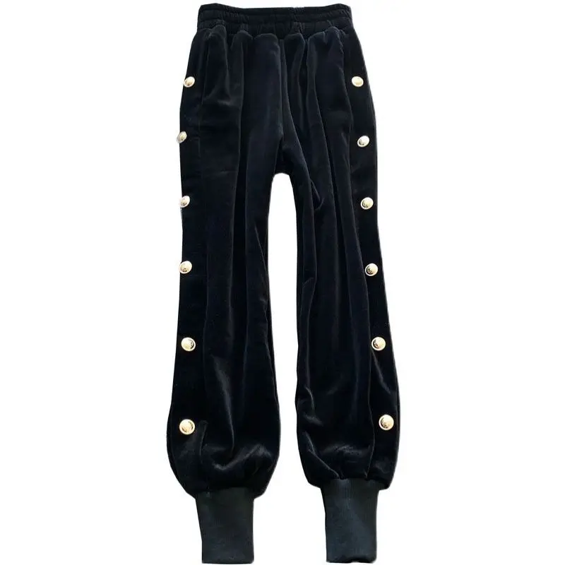 4XL Plus Size Women's Casual Pants Loose-Fitting High-Waisted Harem Pants Velvet Daddy Pants Wide-Leg
4XL Plus Size Women's Casual Pants Loose-Fitting High-Waisted Harem Pants Velvet Daddy Pants Wide-Leg