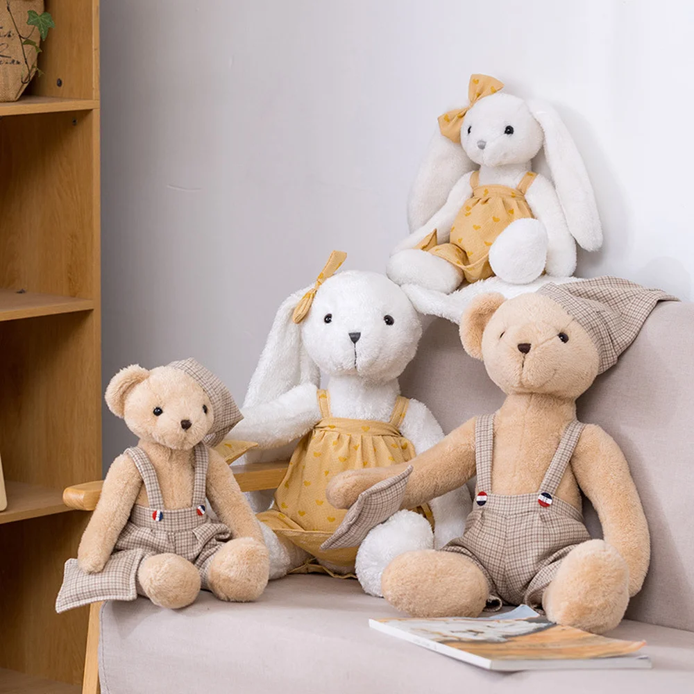 Cute Bear Bunny Animals Plush Toy New Cartoon Pajama Party Soft Stuffed Plush Animals Doll Children Sleeping Gifts Toys Kawaii
Cute Bear Bunny Animals Plush Toy New Cartoon Pajama Party Soft Stuffed Plush Animals Doll Children Sleeping Gifts Toys Kawaii