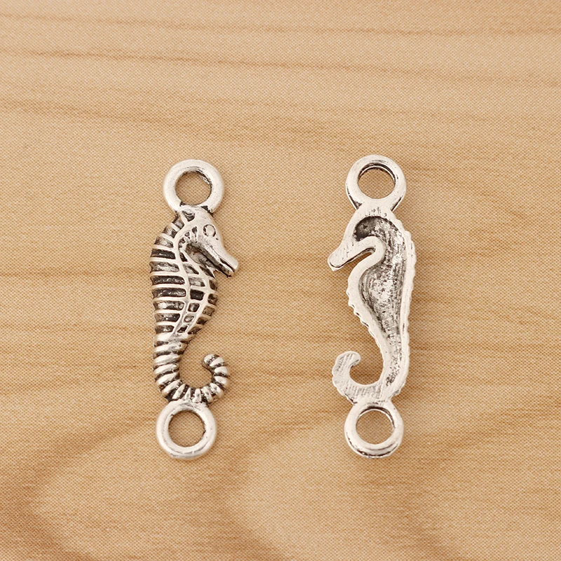 50 Pieces Tibetan Silver Seahorse Connector Charms for Bracelet Jewellery Making Findings 25x7mm
50 Pieces Tibetan Silver Seahorse Connector Charms for Bracelet Jewellery Making Findings 25x7mm