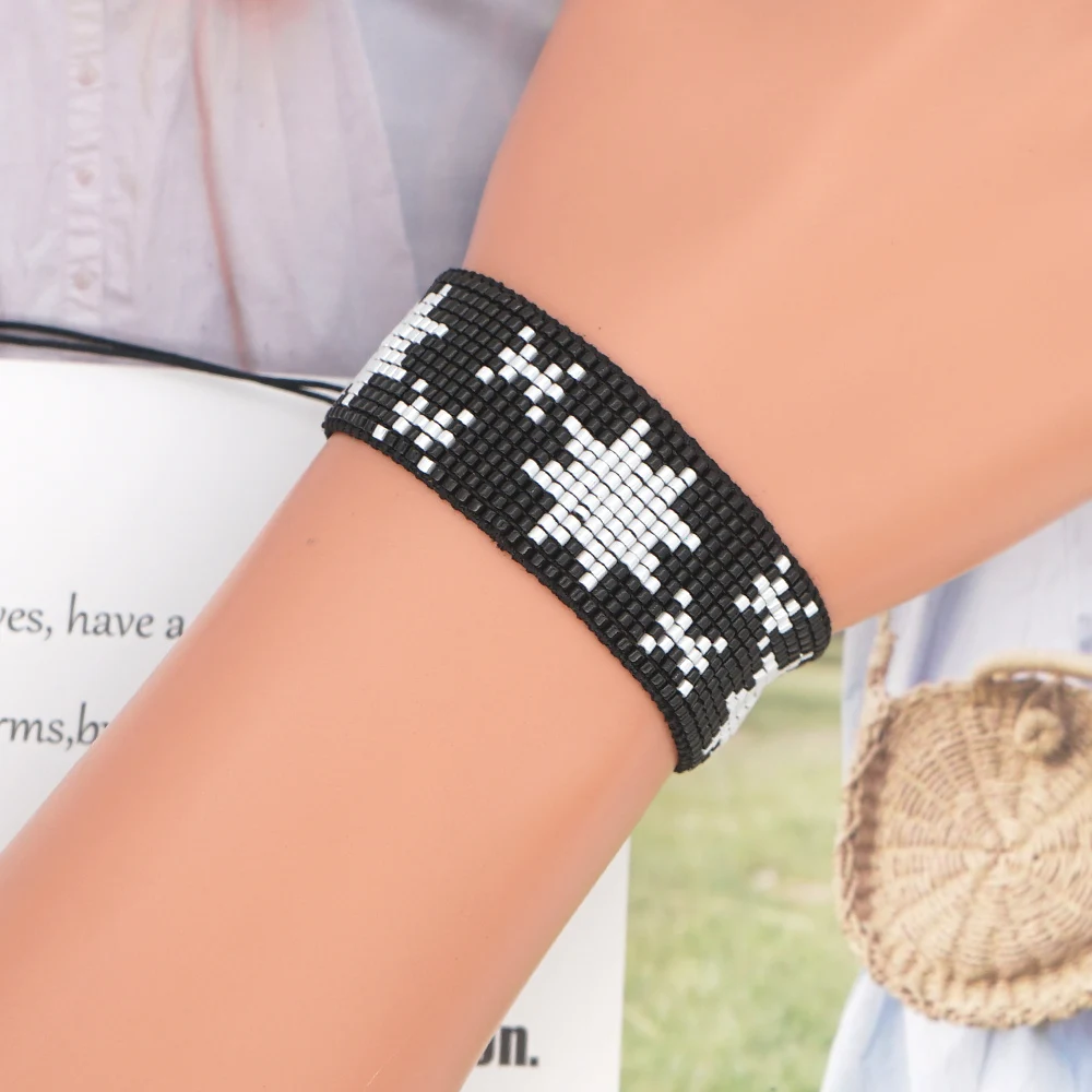 Go2boho Star Bracelets For Women Pulseras Mujer Trendy Bead Jewelry 2021 Black Jewellery Miyuki Bracelet Gift For The New Year
Go2boho Star Bracelets For Women Pulseras Mujer Trendy Bead Jewelry 2021 Black Jewellery Miyuki Bracelet Gift For The New Year