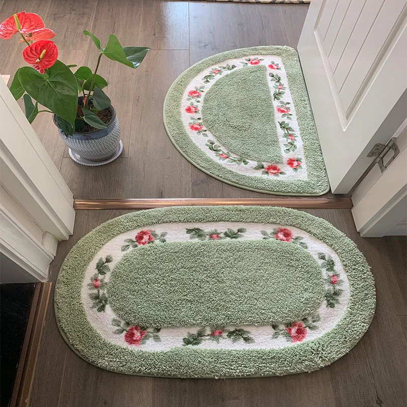 Pastoral Style Bathroom Absorbent Mat Carpets for Living Room Thick Rugs for Bedroom Home Supplies Door Decoration Outdoor Rugs 
Pastoral Style Bathroom Absorbent Mat Carpets for Living Room Thick Rugs for Bedroom Home Supplies Door Decoration Outdoor Rugs