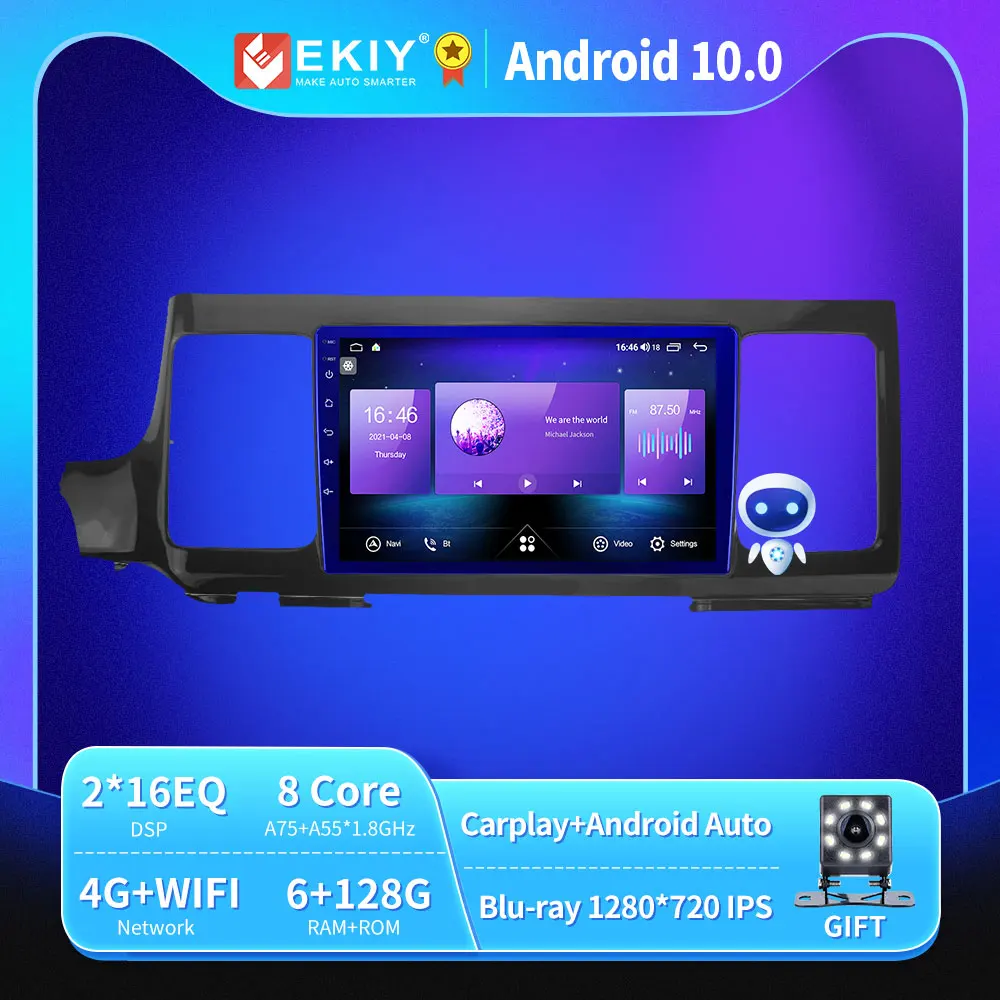 

EKIY T900A 6G 128G Android 10 Автомобильное радио для HONDA Elysion 2016 2017 Авторадио Blu-ray IPS QLED Мультимедийный плеер Навигация GPS Стерео Нет 2 Din DVD-видеоплеер Carplay ...