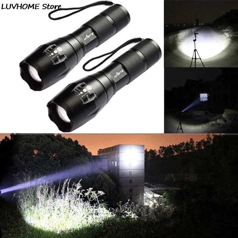 Portable T6 Tactical Military LED Flashlight 980000LM Zoomable 5-Mode Without Battery Outdoor Tools
Portable T6 Tactical Military LED Flashlight 980000LM Zoomable 5-Mode Without Battery Outdoor Tools