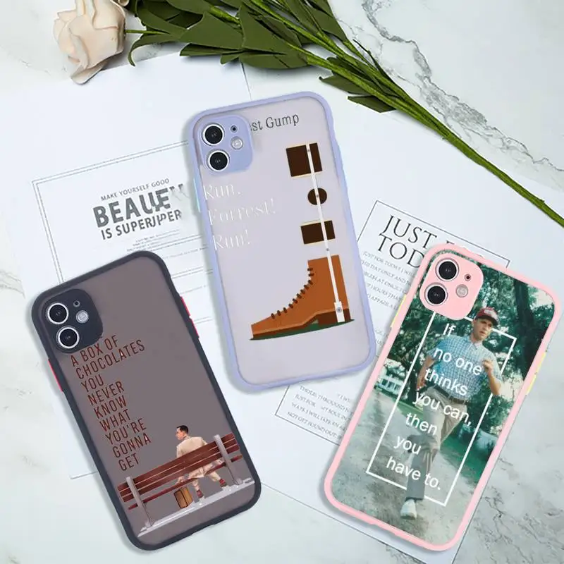 Forrest Gump Phone Case For iPhone 13 12 11 Mini Pro XR XS Max 7 8 Plus X Matte transparent Pink Back Cover
Forrest Gump Phone Case For iPhone 13 12 11 Mini Pro XR XS Max 7 8 Plus X Matte transparent Pink Back Cover