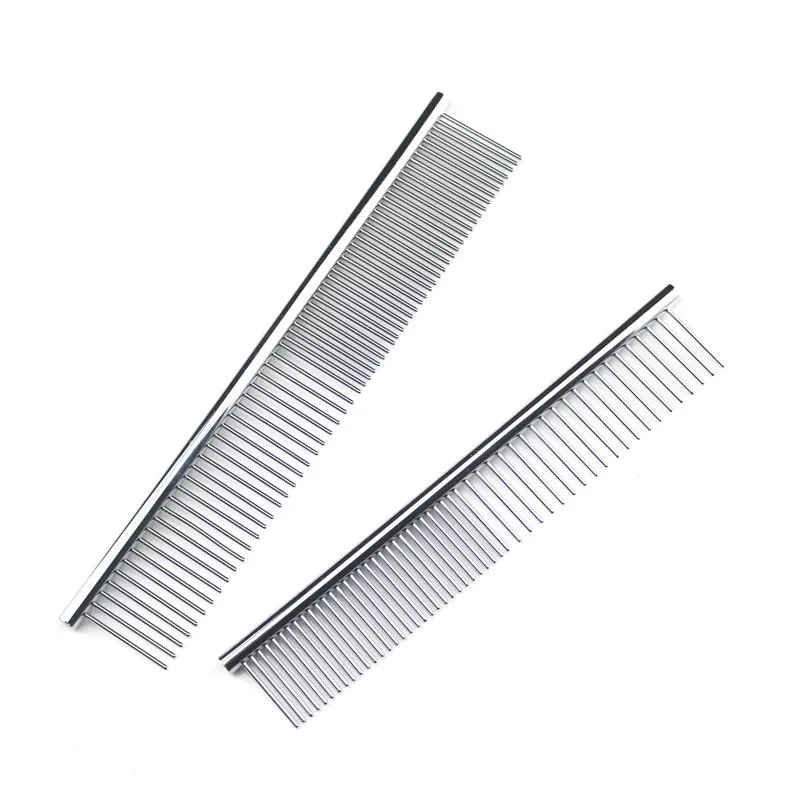 Dog Cat Comb Metal Double Row Teeth Brush Grooming Hair Comb Hair Trim Rake Tool for Pet Dog Cat Hairdressing Combs
Dog Cat Comb Metal Double Row Teeth Brush Grooming Hair Comb Hair Trim Rake Tool for Pet Dog Cat Hairdressing Combs