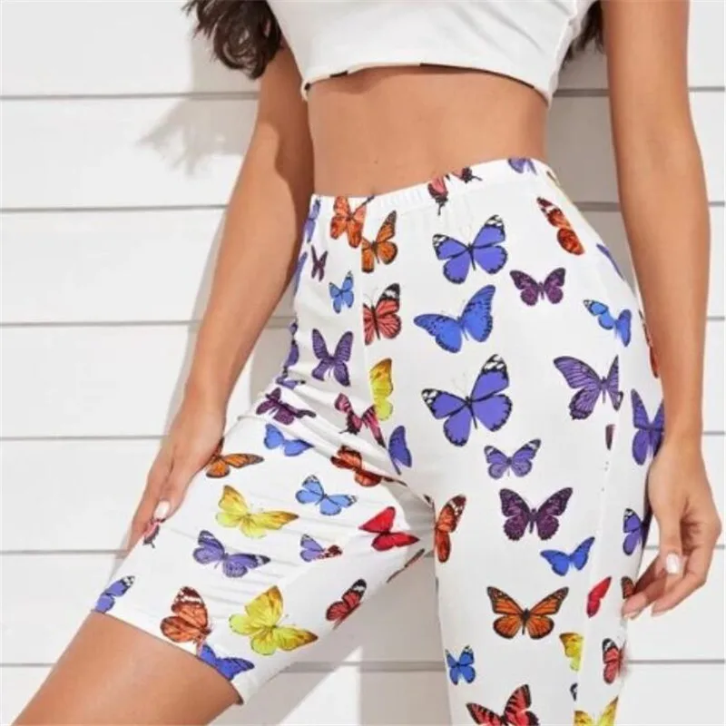 Women Butterfly Print Sport Biker Shorts Summer Jogging Fitness Athletic Skinny Yoga Shorts Retro Stretchy Hip Hop Short Trouser
Women Butterfly Print Sport Biker Shorts Summer Jogging Fitness Athletic Skinny Yoga Shorts Retro Stretchy Hip Hop Short Trouser