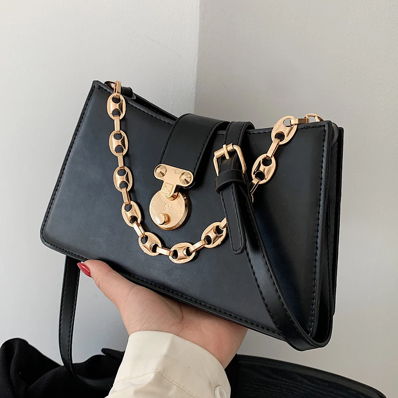 2021 New Summer Solid Color Fashion Women Underarm Shoulder Bag Chain Decor Crossbody Bag for Women 2021 Popular Handbags
2021 New Summer Solid Color Fashion Women Underarm Shoulder Bag Chain Decor Crossbody Bag for Women 2021 Popular Handbags