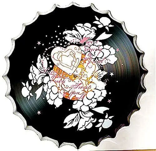 Аксессуары для бутылок в стиле ретро, металлический жестяной знак, диаметр 13,8 дюйма 
Аксессуары для бутылок в стиле ретро, металлический жестяной знак, диаметр 13,8 дюйма