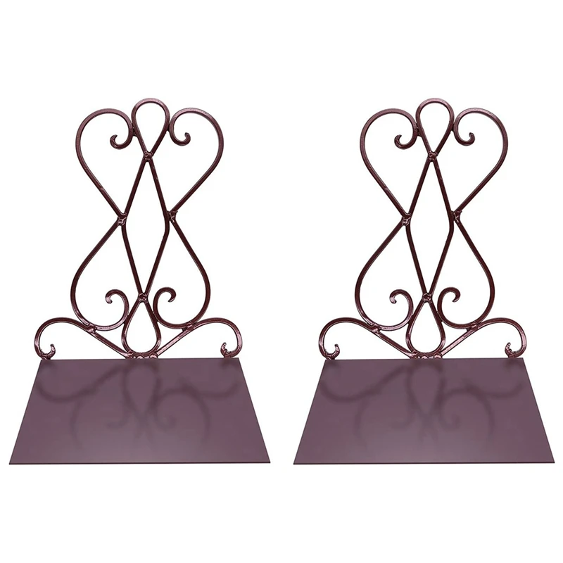 Retro Wrought Iron Bookshelf, Book Stand, Desk, Heavy Book By Bookend, Office Supplies, Bookshelf
Retro Wrought Iron Bookshelf, Book Stand, Desk, Heavy Book By Bookend, Office Supplies, Bookshelf