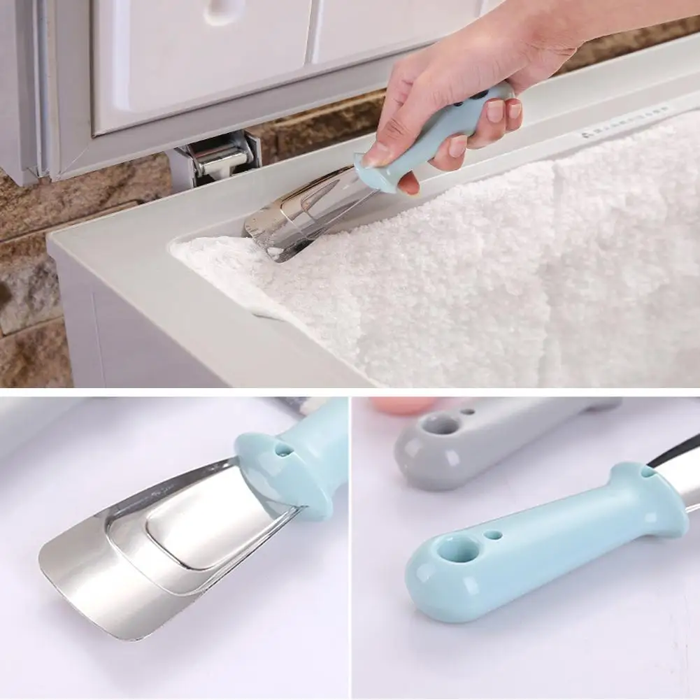 Kitchen Clean Gadget Portable Useful Fridge Accessories 1PC Defrosting Shovel Stainless Steel Freezer Ice Scraper Deicing Tool
Kitchen Clean Gadget Portable Useful Fridge Accessories 1PC Defrosting Shovel Stainless Steel Freezer Ice Scraper Deicing Tool