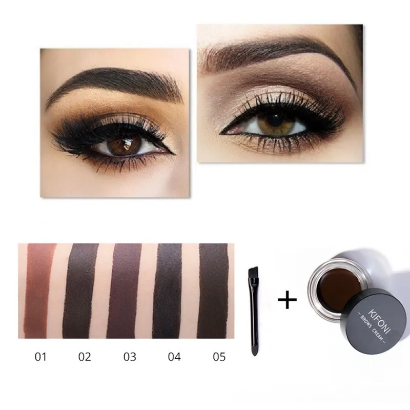 Гель для бровей водостойкий стойкий не выцветает 5 цветов|eyebrow cream gel|makeup eyebrowbrand
