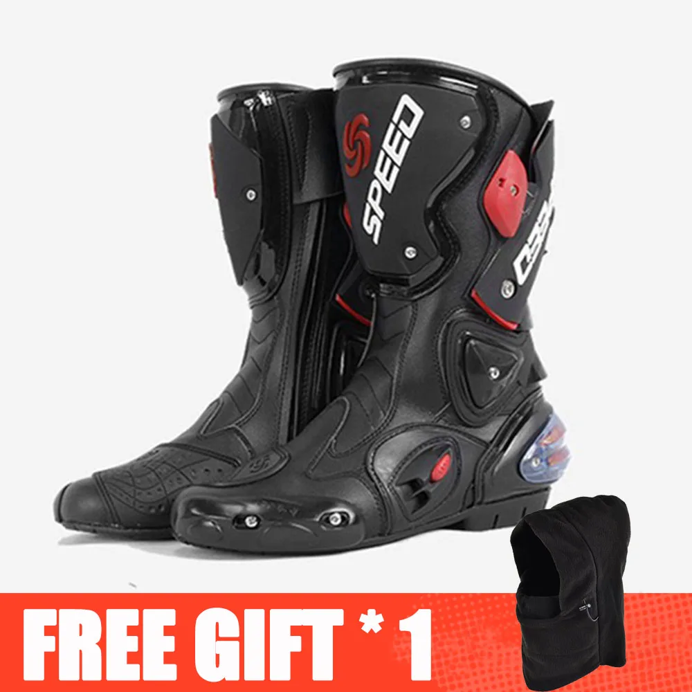Profession Motorcycle Boots Microfiber Leather Motocross Off-Road Anti-skid Anticollision Riding Motorboats Protective Gear Boot
Profession Motorcycle Boots Microfiber Leather Motocross Off-Road Anti-skid Anticollision Riding Motorboats Protective Gear Boot