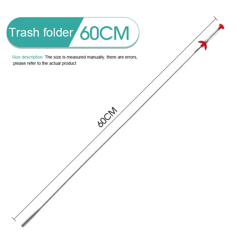 Drain Snake Drain Cleaner Sticks Clog Remover Cleaning Tools 23.6 Inch Spring Pipe Dredging Tools Household for Kitchen Sink
Drain Snake Drain Cleaner Sticks Clog Remover Cleaning Tools 23.6 Inch Spring Pipe Dredging Tools Household for Kitchen Sink