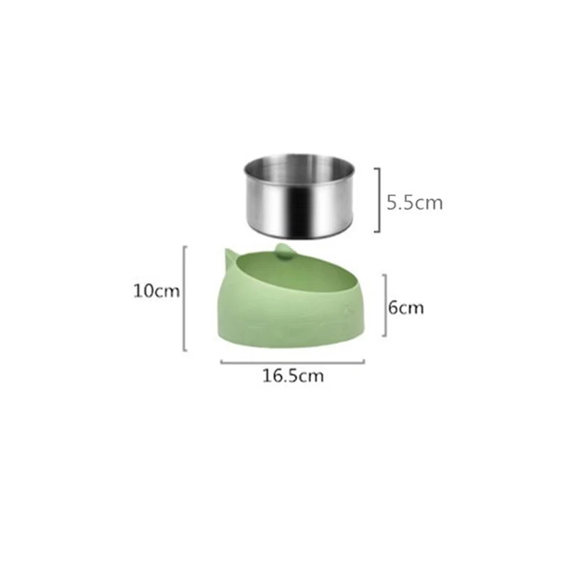 Pet stainless steel bowl 15 oblique mouth pet protection cervical spine bowl 400ml pet food bowl pet rollover prevention bowl
Pet stainless steel bowl 15 oblique mouth pet protection cervical spine bowl 400ml pet food bowl pet rollover prevention bowl