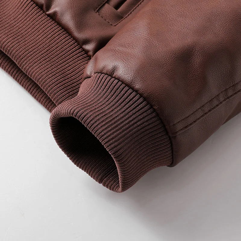 Autumn Trend Jaqueta Couro Masculina Newest Removable Hooded Leather Jacket Men Zipper Motorcycle Leather Jacket Male Outerwear
Autumn Trend Jaqueta Couro Masculina Newest Removable Hooded Leather Jacket Men Zipper Motorcycle Leather Jacket Male Outerwear