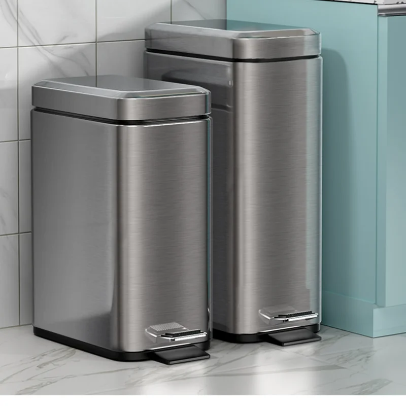 Large Capacity Trash Can Foot Pedal Toilet Waterproof Narrow Seam Double Layer Trash Can Office Cubo De Basura Home Item BS50LJ
Large Capacity Trash Can Foot Pedal Toilet Waterproof Narrow Seam Double Layer Trash Can Office Cubo De Basura Home Item BS50LJ