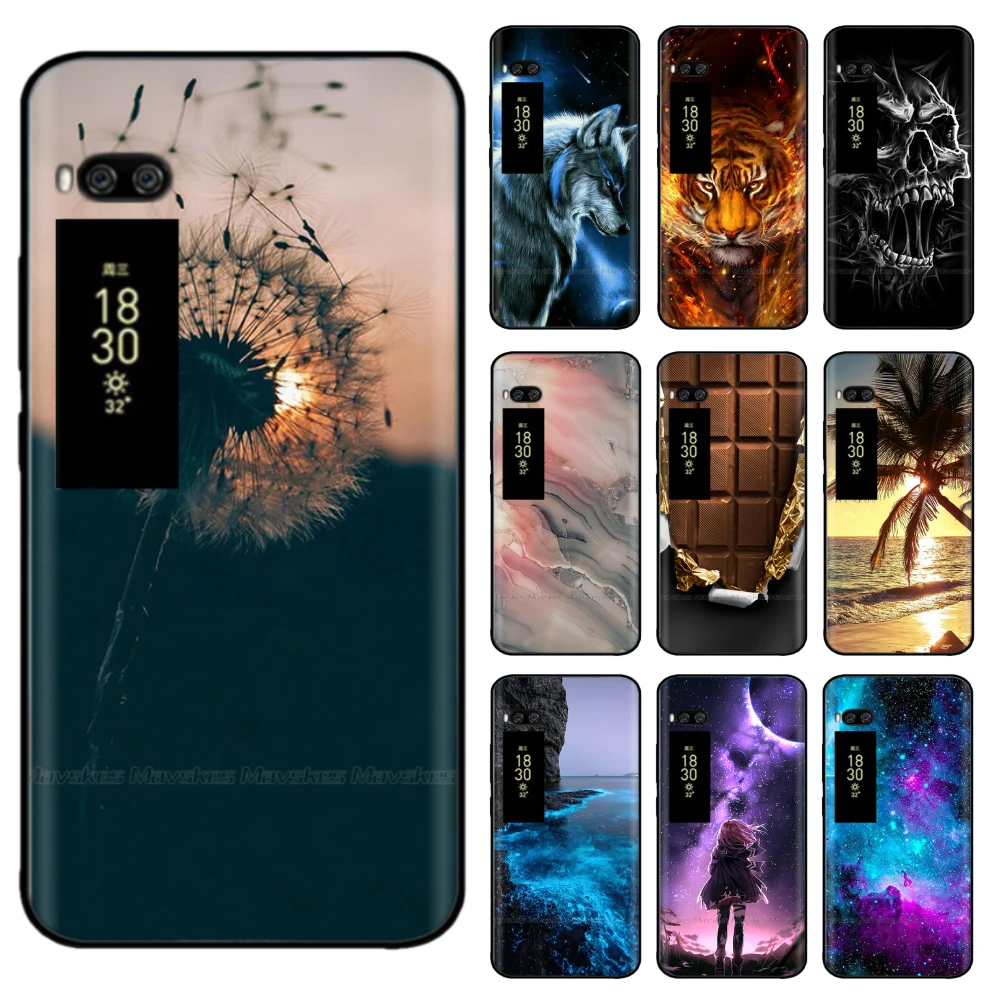 

For Meizu Pro7 Plus Case Silicon Soft Phone Cover For Meizu Pro 7 TPU Back Cover For Meizu Pro7 7plus Coque Capa Funda