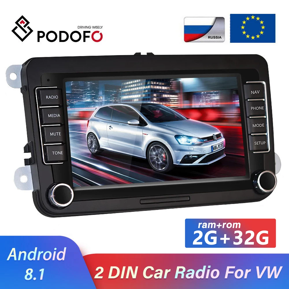 Автомагнитола Podofo 2 Din, мультимедийный плеер на Android, с 7 "экраном, GPS, Wi-Fi, для Skoda Passat B6, Polo, Golf, Touran Seat
Автомагнитола Podofo 2 Din, мультимедийный плеер на Android, с 7 "экраном, GPS, Wi-Fi, для Skoda Passat B6, Polo, Golf, Touran Seat