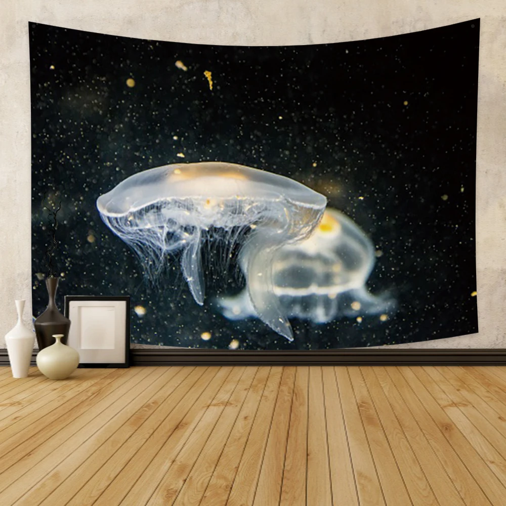 Laeacco Fashion Tapestry Jellyfish Ocean Glow Seabed Design Wall Hangings Decor For Bedroom Restaurant Living Room Dorm College
Laeacco Fashion Tapestry Jellyfish Ocean Glow Seabed Design Wall Hangings Decor For Bedroom Restaurant Living Room Dorm College